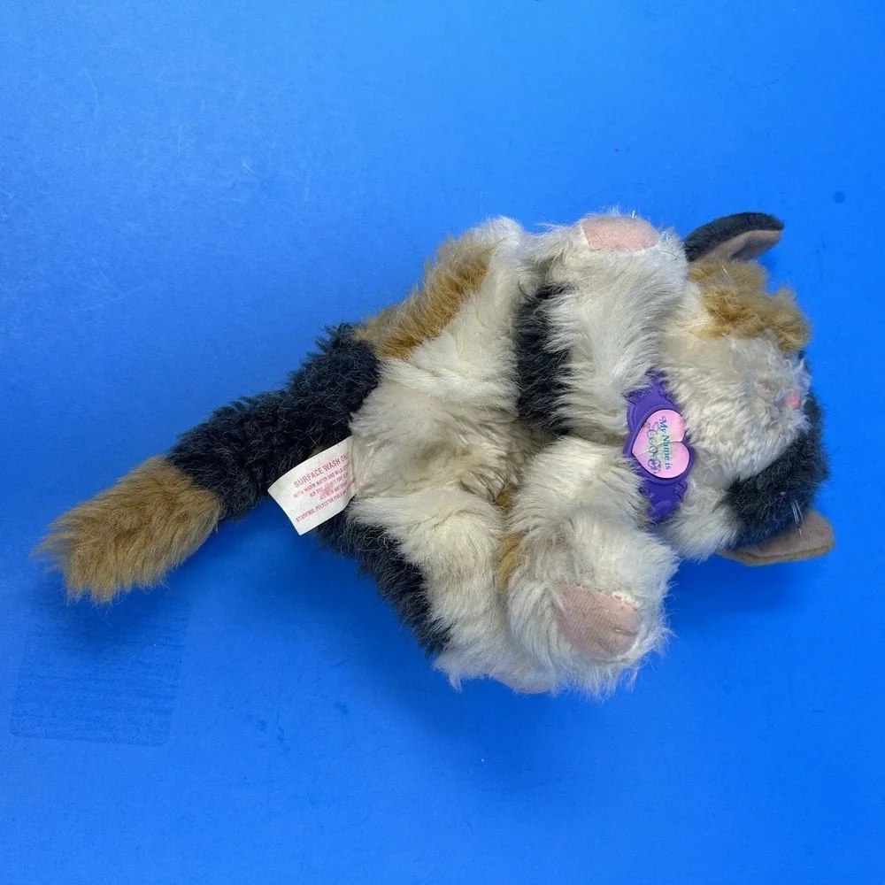 TYCO Kitty Kitty Kittens Calico Cat Plush 1993 7